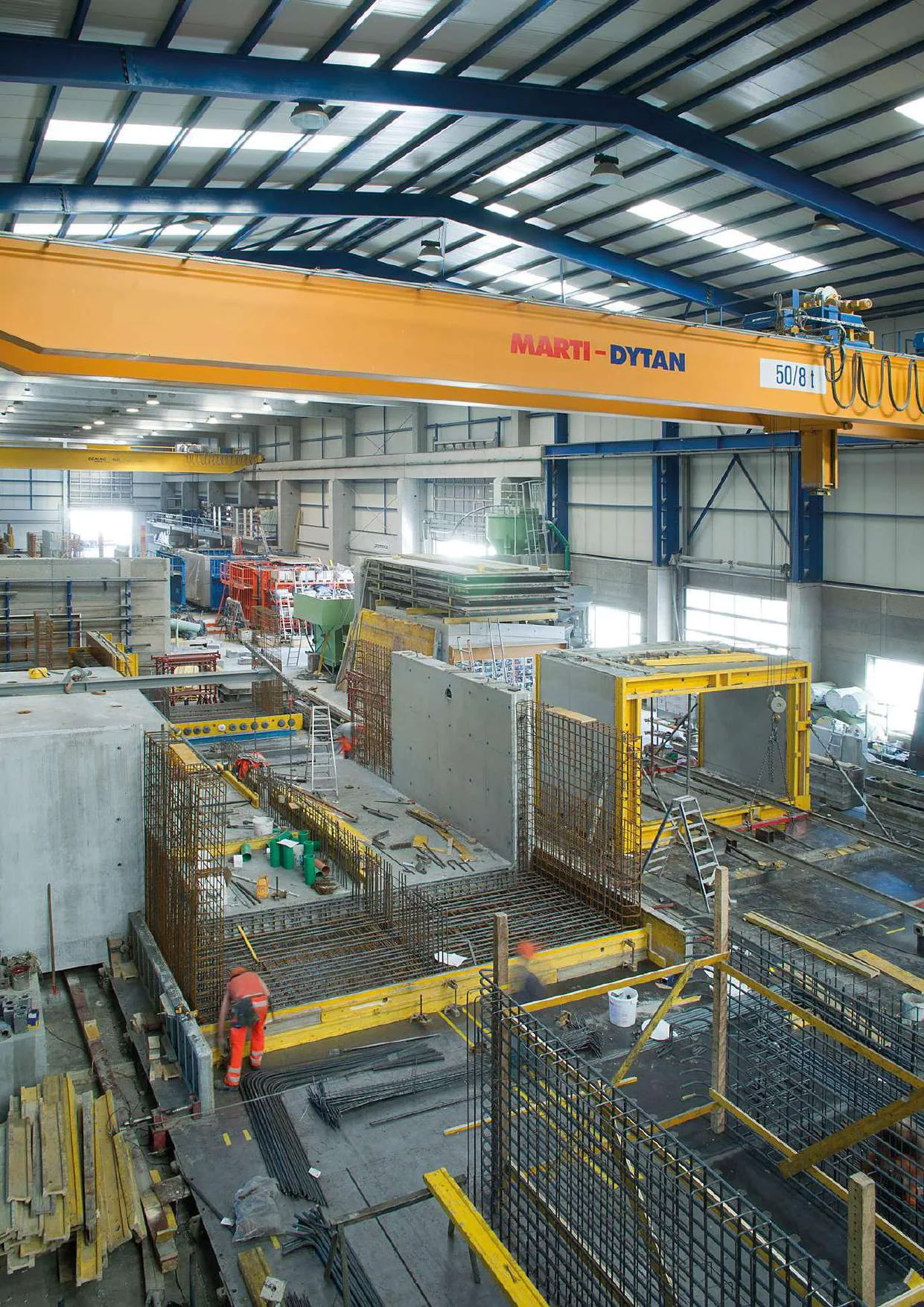 Vorfabrikation im Elementwerk — Spezialisierung auf anspruchsvolle Infrastrukturelemente.
